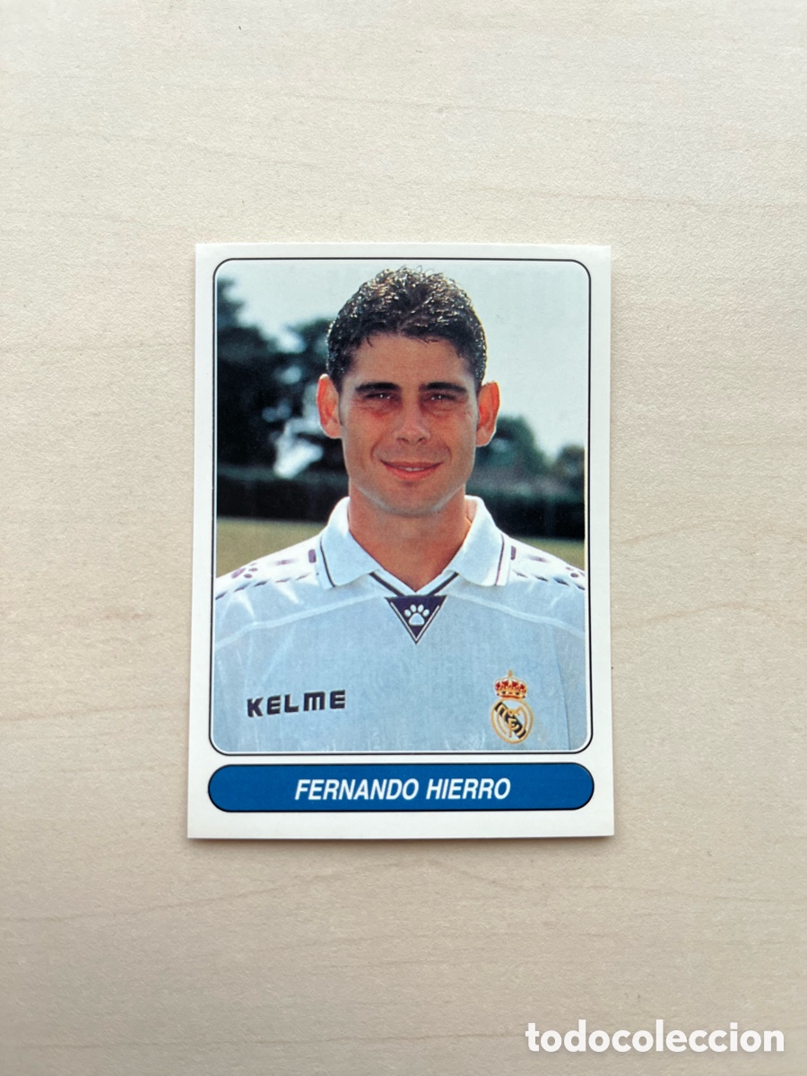 Cromos de f&uacute;tbol: Fernando Hierro #35 Panini European Stars 1996-97 - Real Madrid