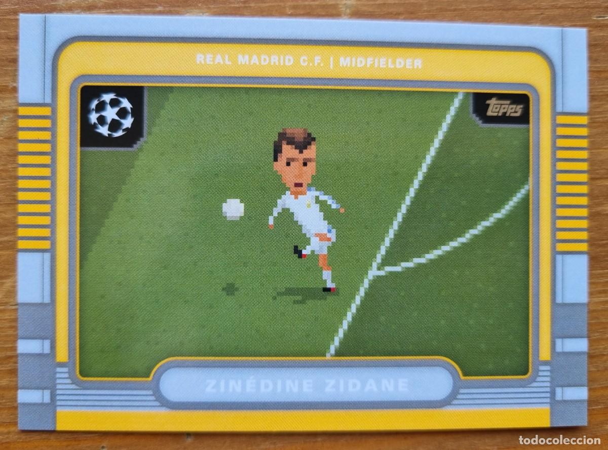 Cromos de f&uacute;tbol: 8B-8 ZIDANE (Real Madrid CF) 8BIT SHOTS. Topps UEFA Clubs Competition Flagship 2025 2026 25 26