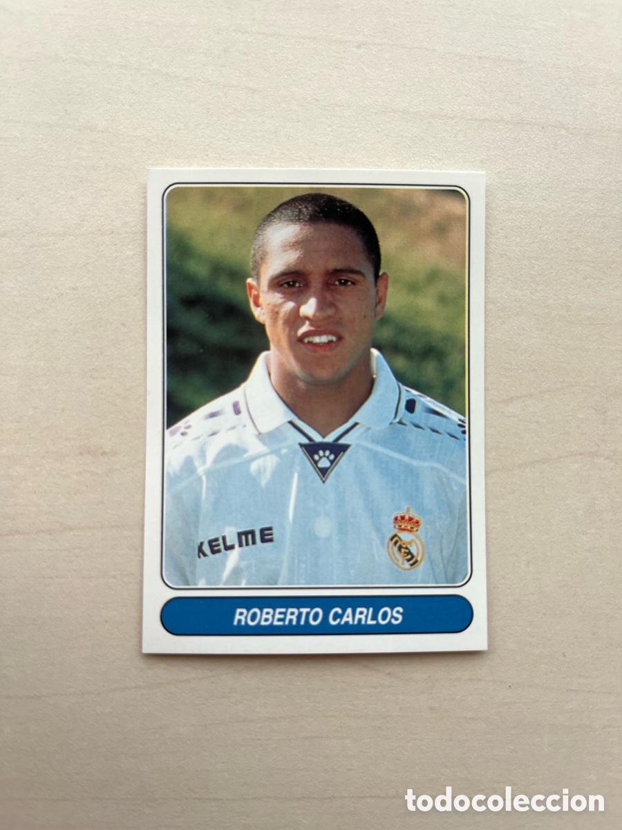Cromos de f&uacute;tbol: Roberto Carlos #44 Panini European Stars 1996-97 - Real Madrid