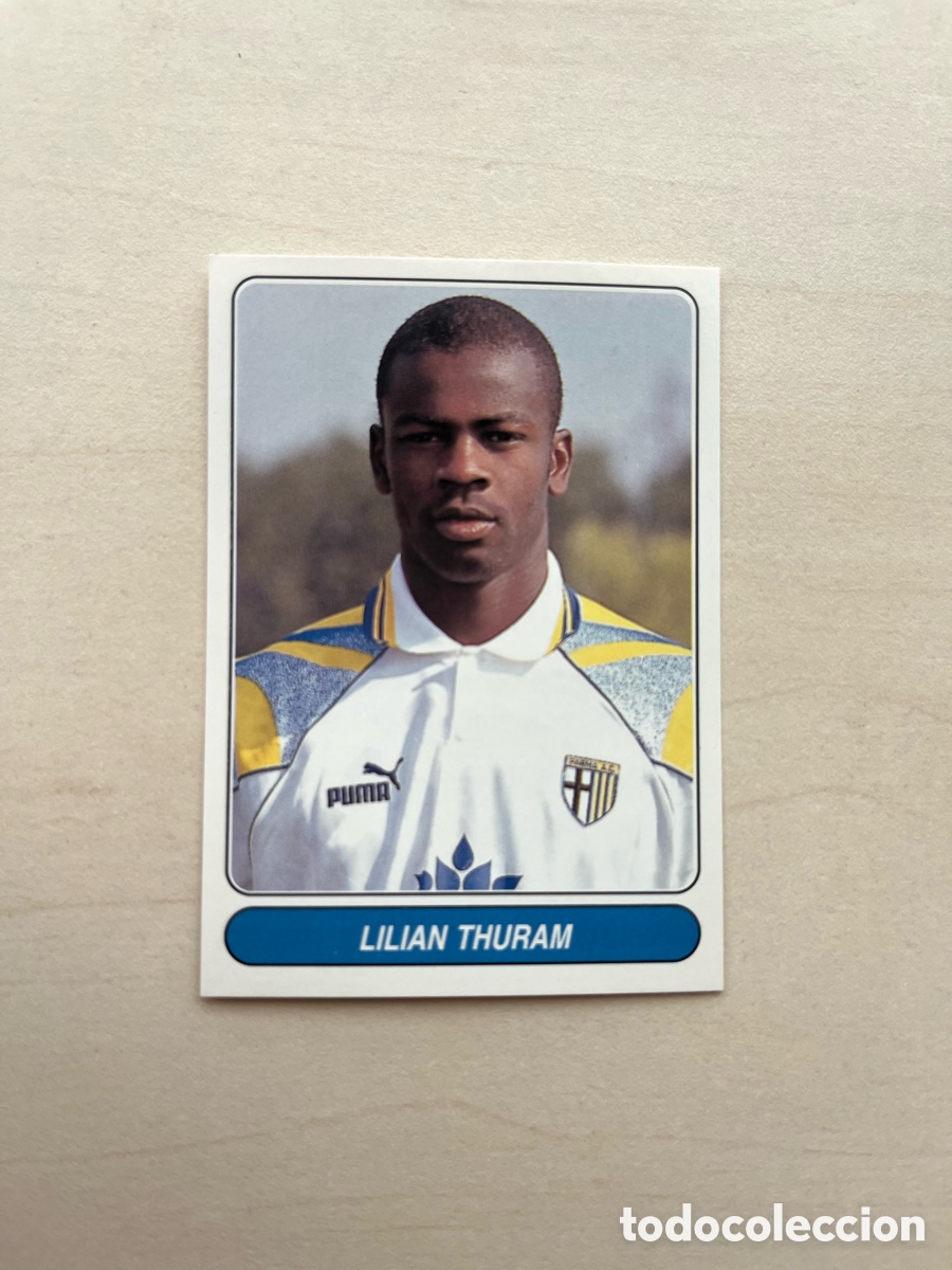 Cromos de f&uacute;tbol: Liliam Thuram #49 Panini European Stars 1996-97 - Parma