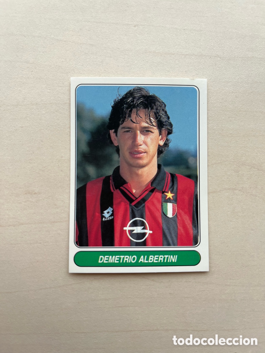 Cromos de f&uacute;tbol: Demetrio Albertini #52 Panini European Stars 1996-97 - AC Milan