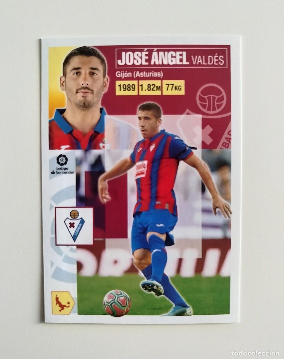 Cromos de f&uacute;tbol: Jos&eacute; &Aacute;ngel 9A SIN PEGAR NUNCA PEGADO SD Eibar Liga Ediciones Este 20 21 / 2020 2021