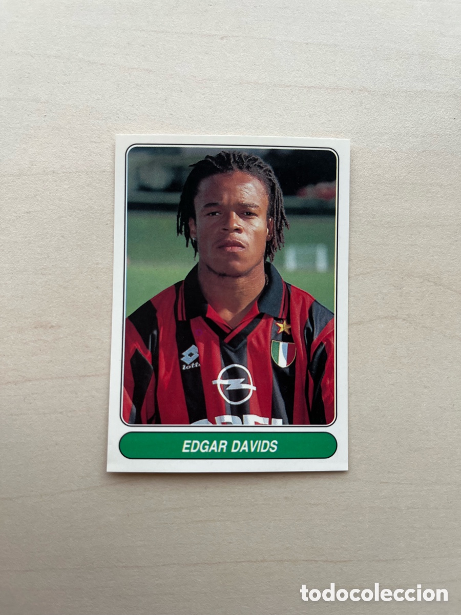 Cromos de f&uacute;tbol: Edgar Davies #56 Panini European Stars 1996-97 - AC Milan