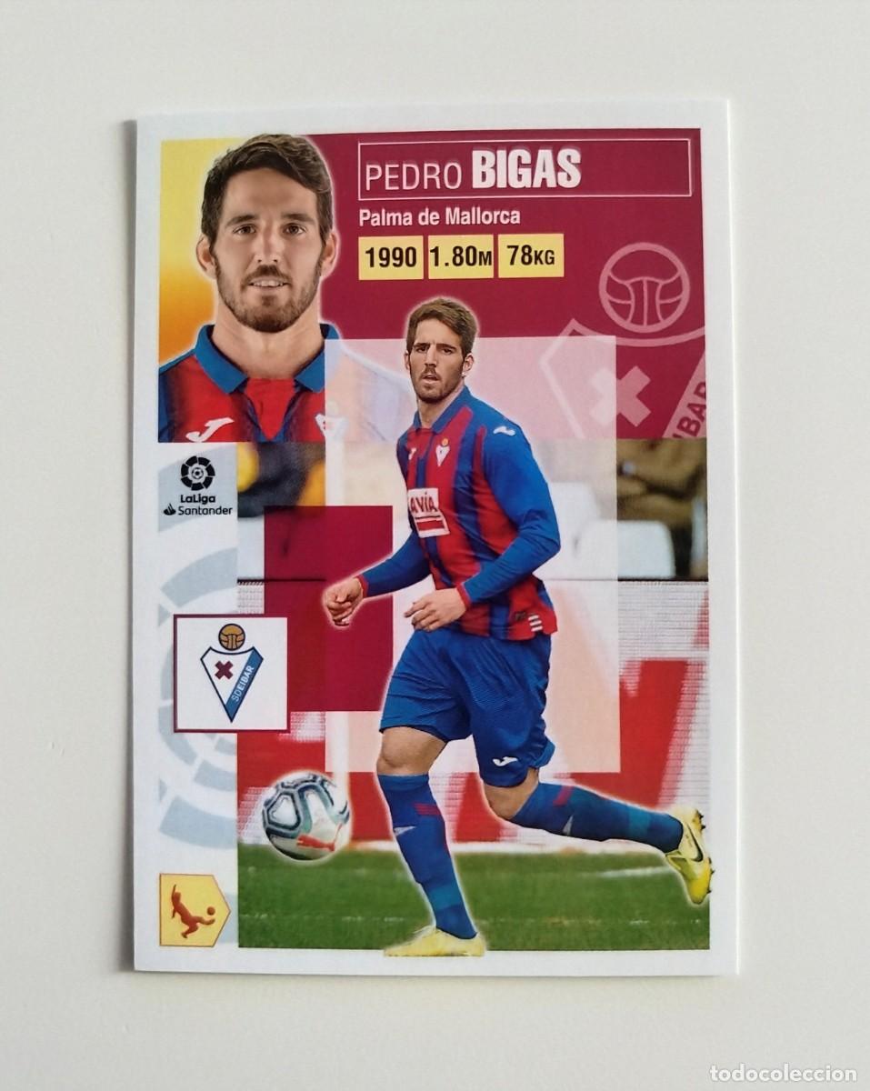 Cromos de f&uacute;tbol: Bigas 8 SIN PEGAR NUNCA PEGADO SD Eibar Liga Ediciones Este 20 21 / 2020 2021