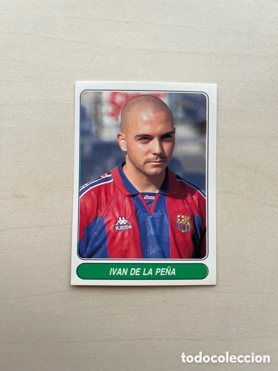 Cromos de f&uacute;tbol: Ivan De la Pe&ntilde;a #57 Panini European Stars 1996-97 - FC Barcelona