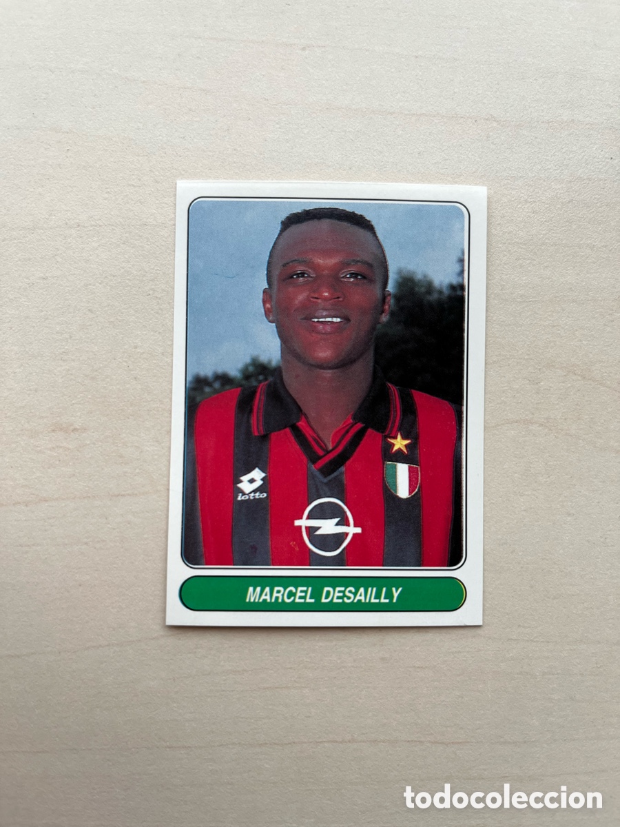Cromos de f&uacute;tbol: Marcel Desailly #58 Panini European Stars 1996-97 - AC Milan