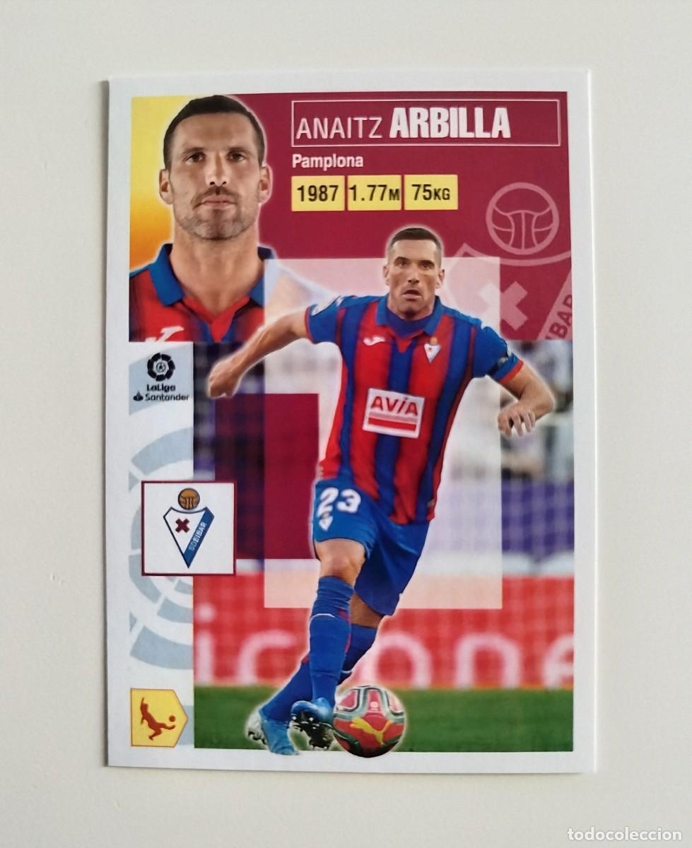 Cromos de f&uacute;tbol: Arbilla 5 SIN PEGAR NUNCA PEGADO SD Eibar Liga Ediciones Este 20 21 / 2020 2021