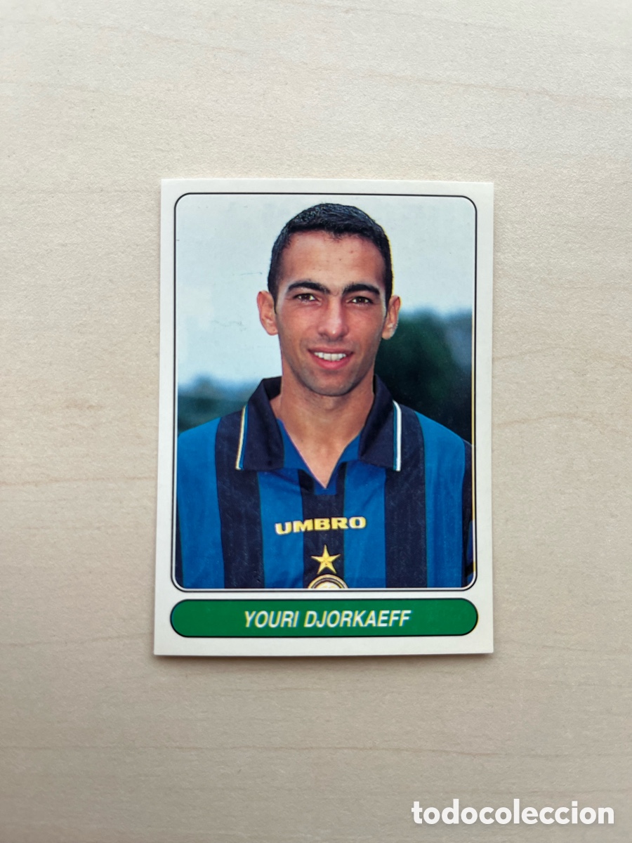 Cromos de f&uacute;tbol: Youri Djorkaeff #62 Panini European Stars 1996-97 - Inter Milan
