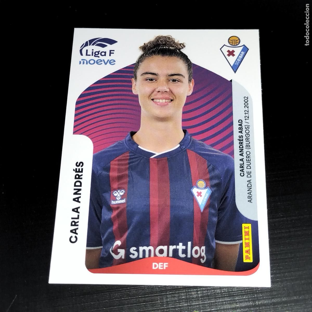 Cromos de f&uacute;tbol: 171 CARLA ANDRES SD EIBAR CROMOS LIGA F MOEVE FEMENINA PANINI 2025 2026 25 26