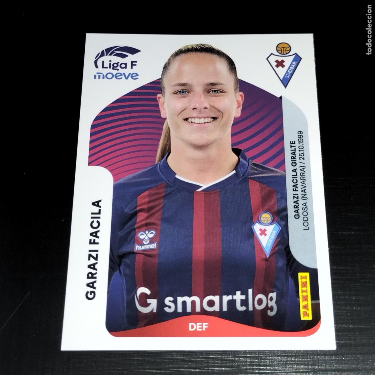 Cromos de f&uacute;tbol: 172 GARAZI FACILA SD EIBAR CROMOS LIGA F MOEVE FEMENINA PANINI 2025 2026 25 26