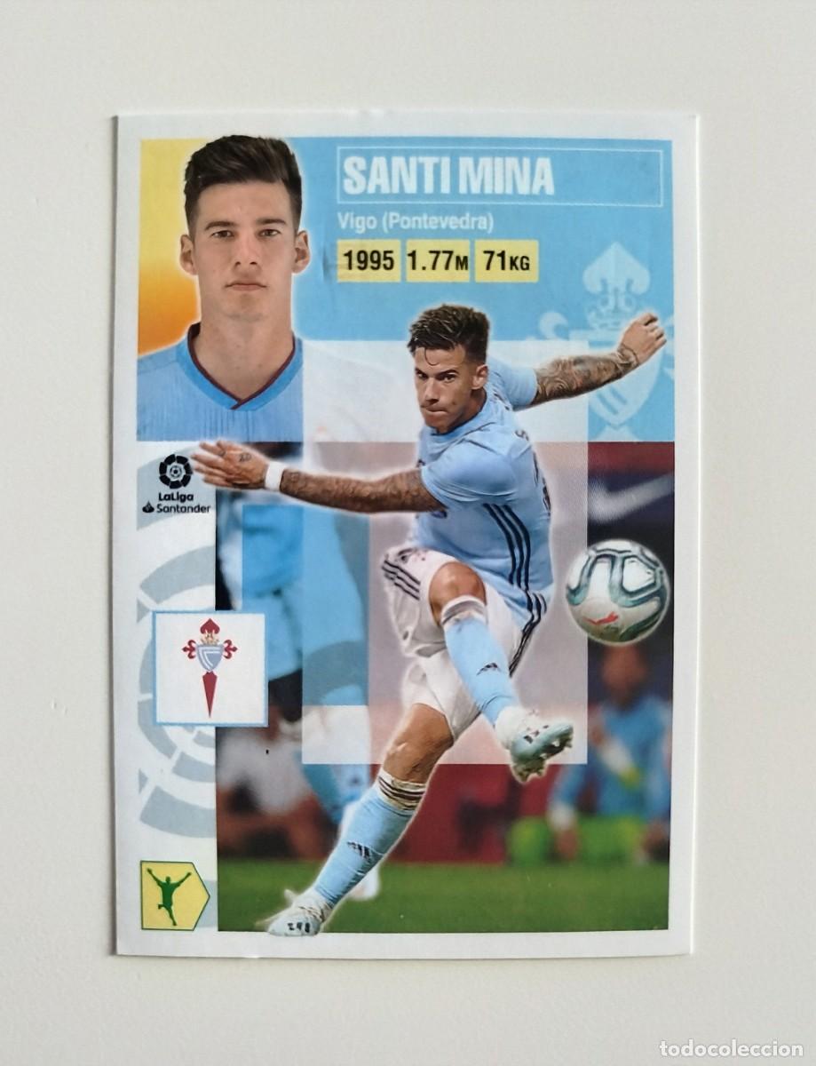 Cromos de f&uacute;tbol: Santi Mina 16 SIN PEGAR NUNCA PEGADO RC Celta Vigo Liga Ediciones Este 20 21 / 2020 2021