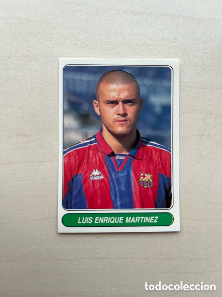 Cromos de f&uacute;tbol: Luis Enrique #72 Panini European Stars 1996-97 - FC Barcelona