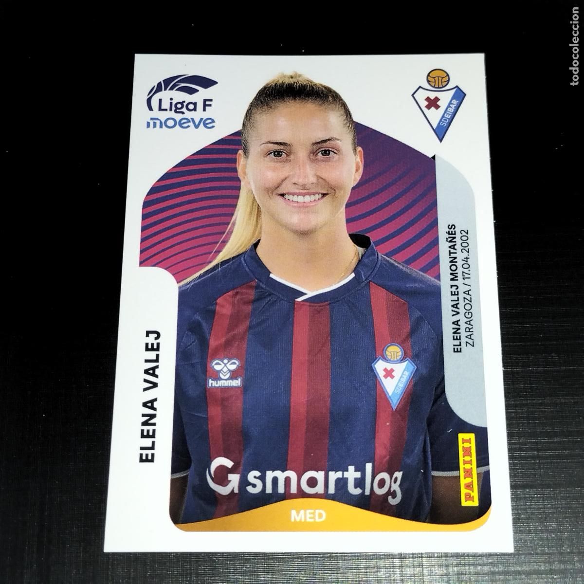 Cromos de f&uacute;tbol: 174 ELENA VALEJ SD EIBAR CROMOS LIGA F MOEVE FEMENINA PANINI 2025 2026 25 26