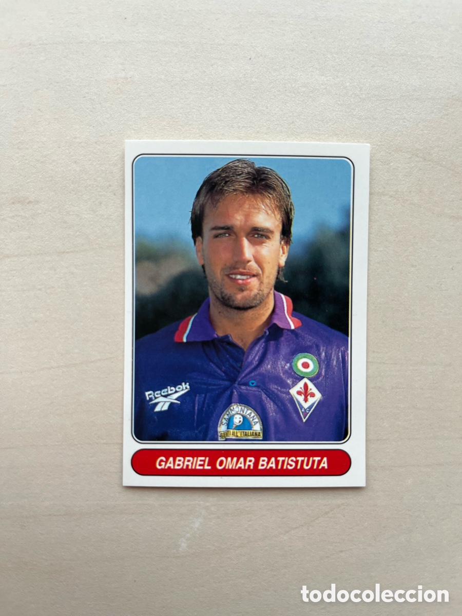 Cromos de f&uacute;tbol: Batistuta #92 Panini European Stars 1996-97 - Fiorentina