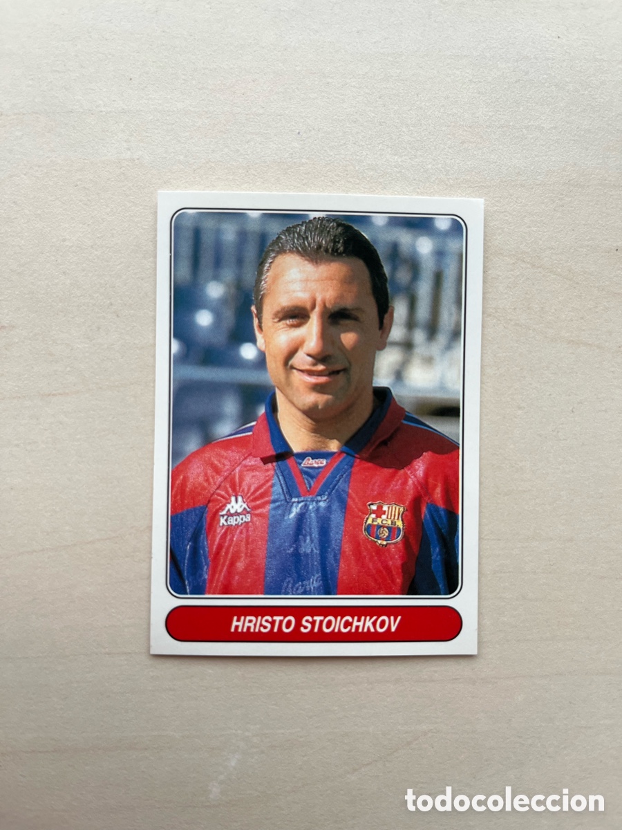 Cromos de f&uacute;tbol: Stoichkov #116 Panini European Stars 1996-97 - FC Barcelona
