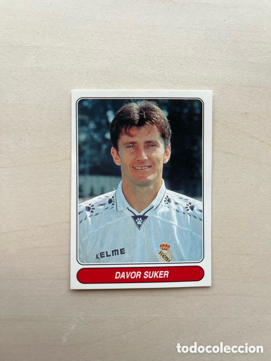 Football Stickers: Davor Suker #117 Panini European Stars 1996-97 - Real Madrid