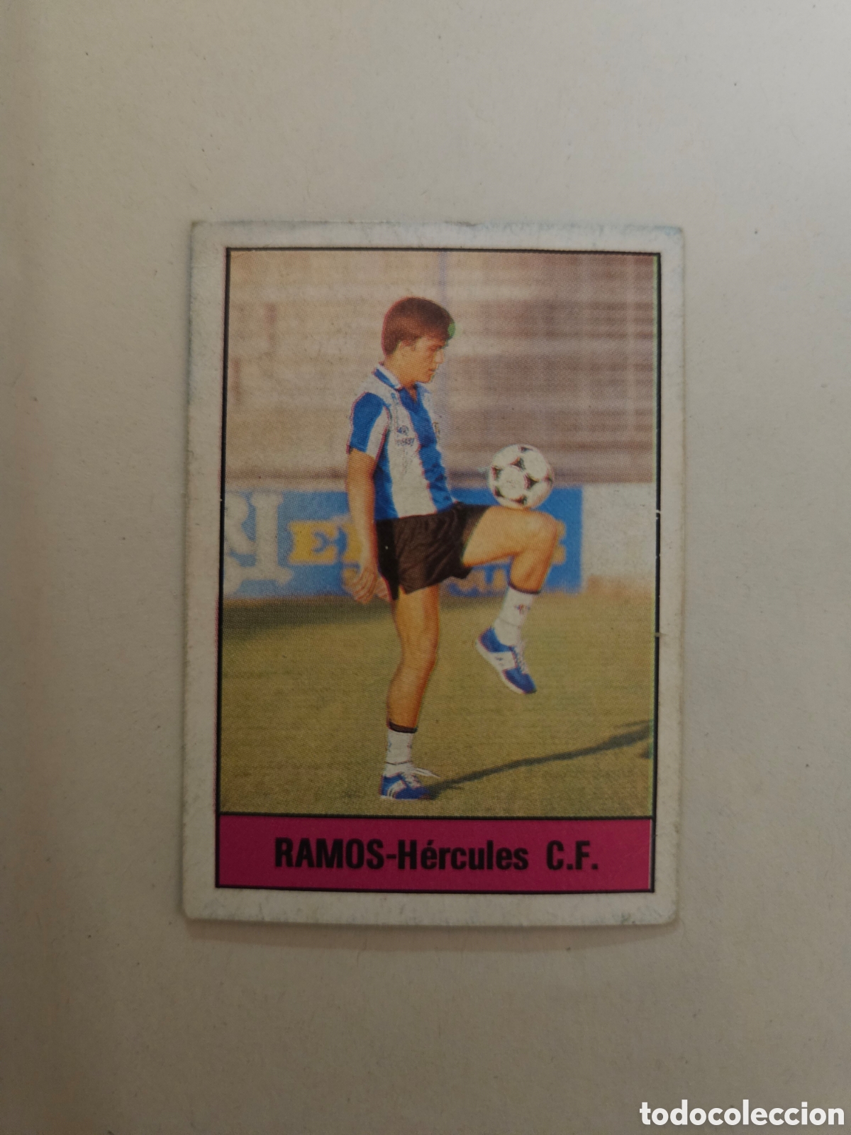 Cromos de f&uacute;tbol: 89 RAMOS HERCULES LISEL 1985 1986 CROMO FUTBOL LIGA 85 86 - DESPEGADO