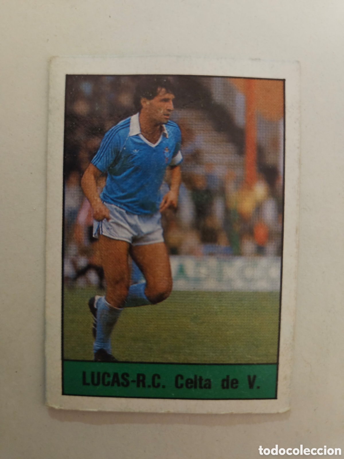 Cromos de f&uacute;tbol: LUCAS CELTA LISEL 1985 1986 CROMO FUTBOL LIGA 85 86 - DESPEGADO