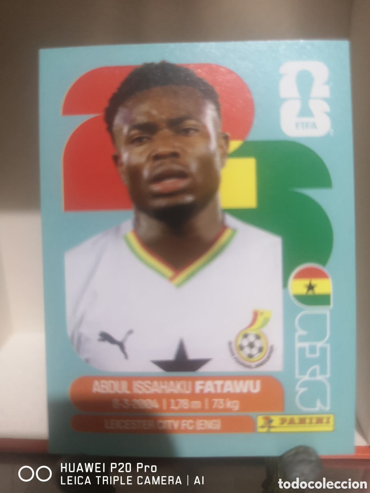 Cromos de f&uacute;tbol: FIFA WORLD CUP MUNDIAL 2026 FATAWU - GHA 9