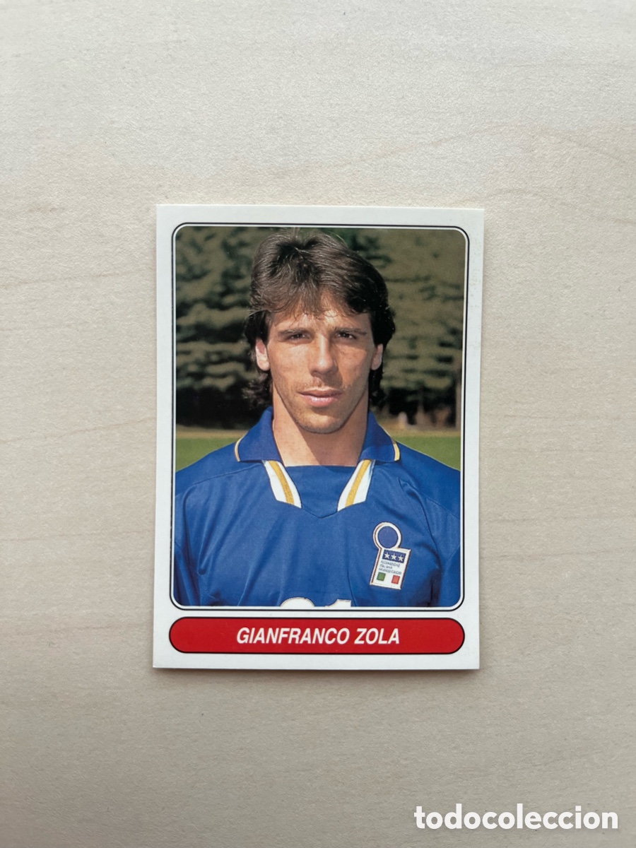 Cromos de f&uacute;tbol: Gianfranco Zola #120 Panini European Stars 1996-97 - Italia