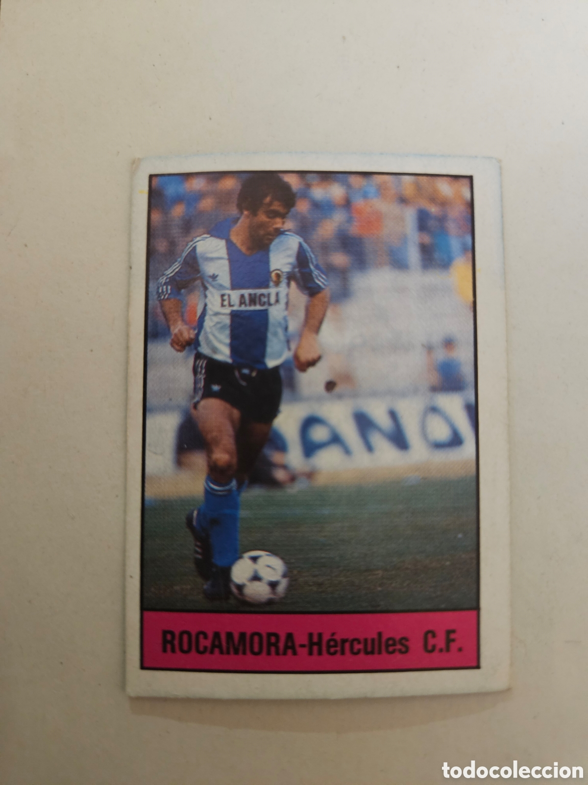 Cromos de f&uacute;tbol: ROCAMORA 79 HERCULES LISEL 1985 1986 CROMO FUTBOL LIGA 85 86 - DESPEGADO