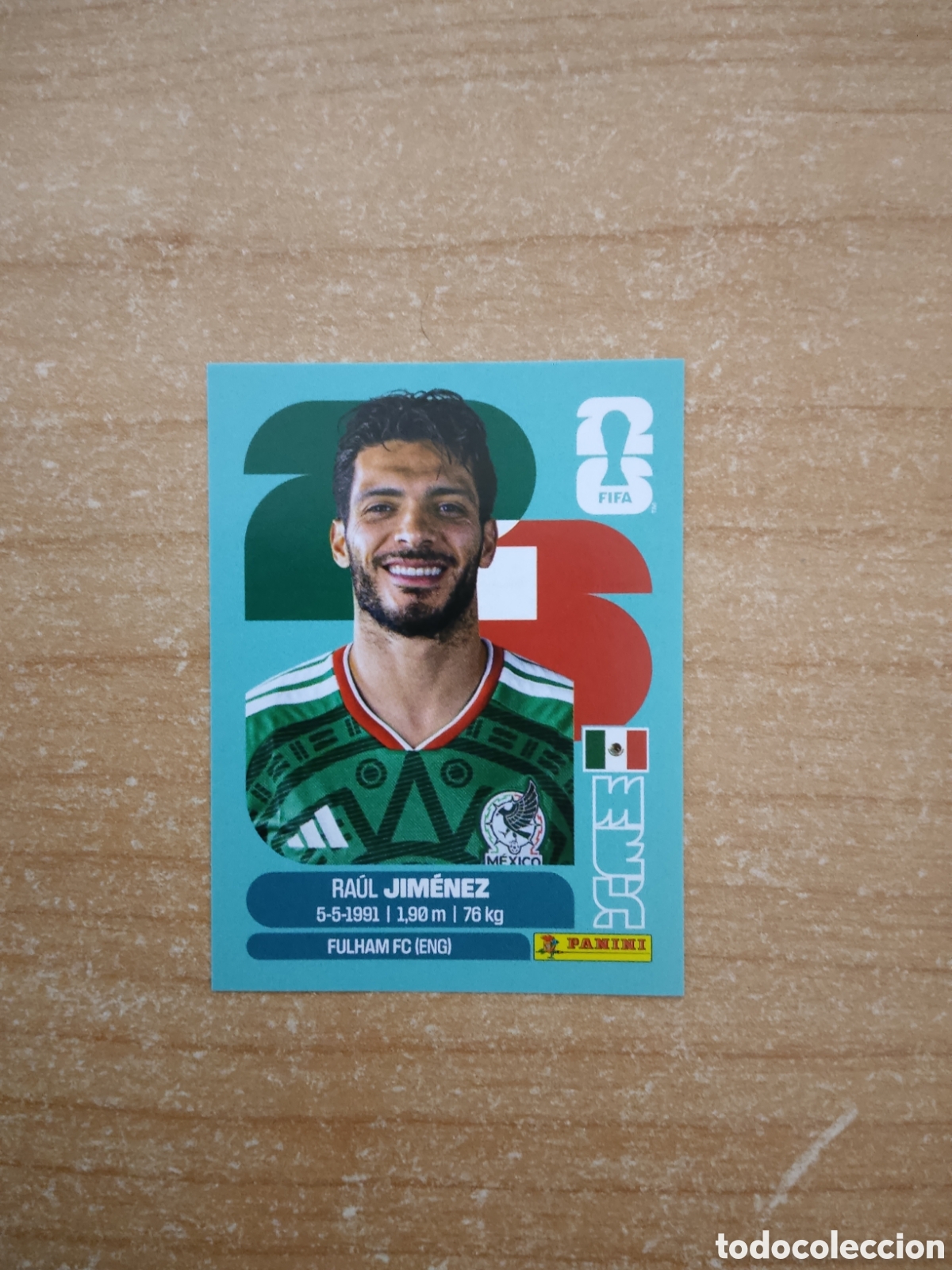 Cromos de f&uacute;tbol: 17 RAUL JIMENEZ MEXICO FIFA WORLD CUP 2026