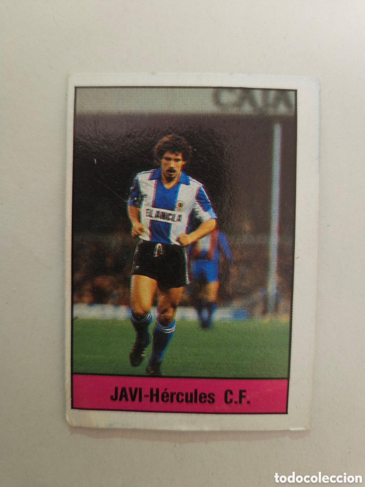 Cromos de f&uacute;tbol: JAVI HERCULES LISEL 1985 1986 CROMO FUTBOL LIGA 85 86 - DESPEGADO