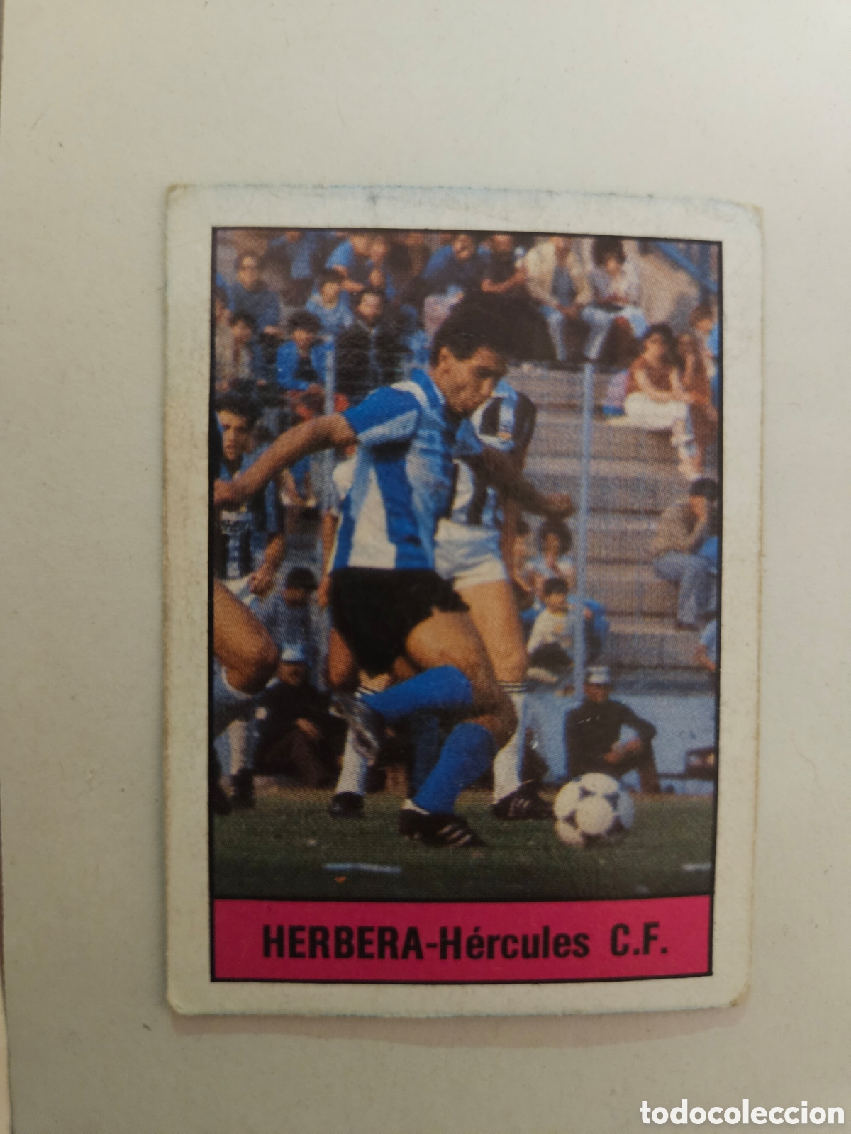 Cromos de f&uacute;tbol: HERBERA 86 HERCULES LISEL 1985 1986 CROMO FUTBOL LIGA 85 86 - DESPEGADO -