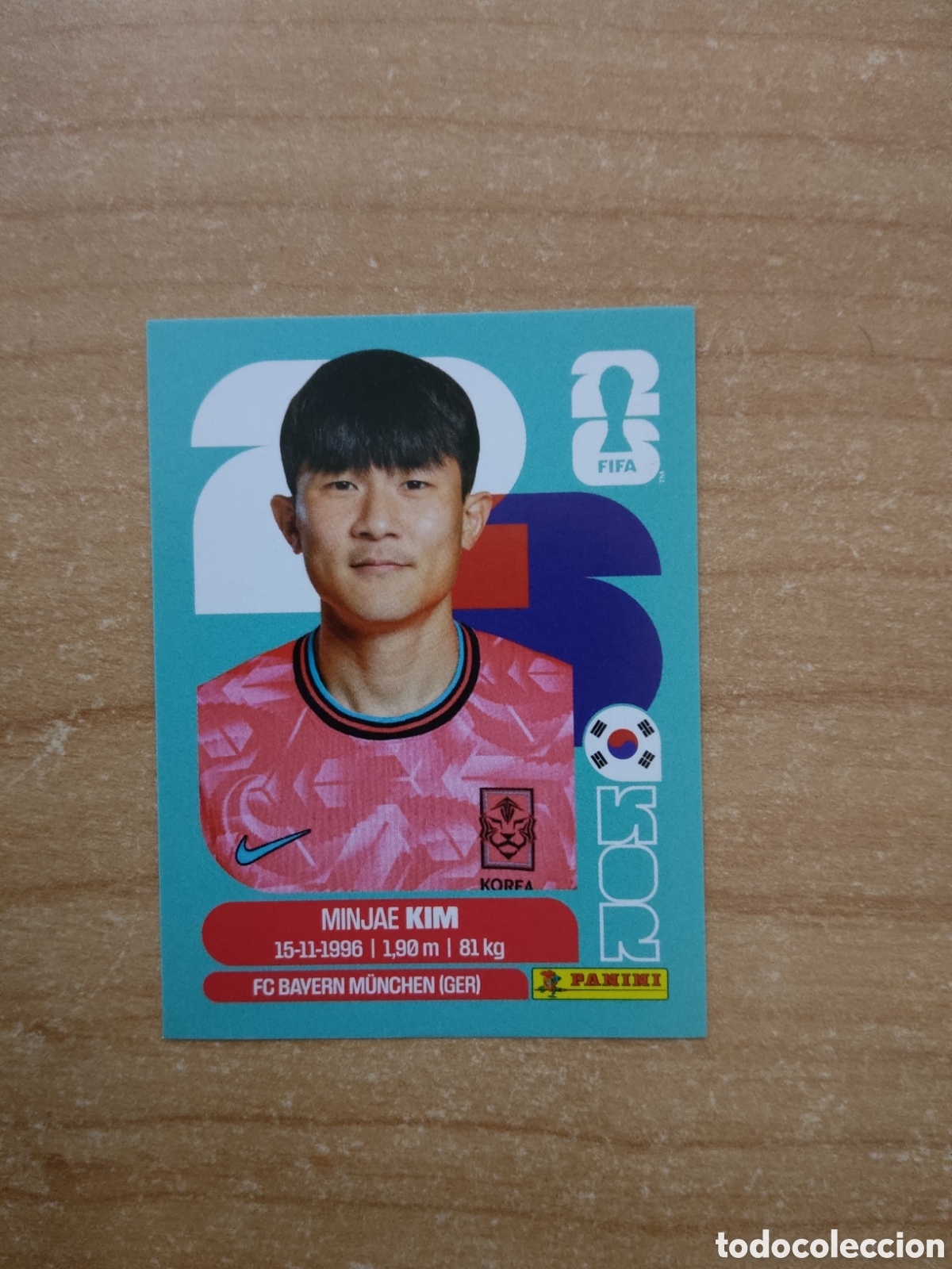 Cromos de f&uacute;tbol: 4 KIM MIN JAE COREA DEL SUR FIFA WORLD CUP 2026