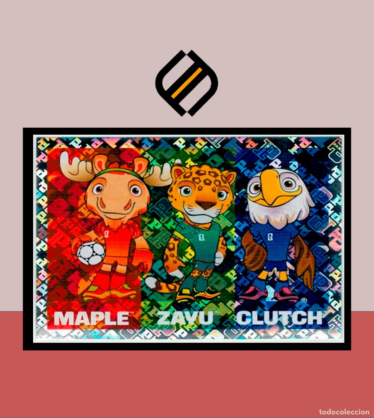 Cromos de f&uacute;tbol: PANINI FIFA CLUB WORLD CUP 2026 26 FWC 3 MASCOTAS OFICIALES MUNDIAL STICKER MUNDIAL MEX CAN USA