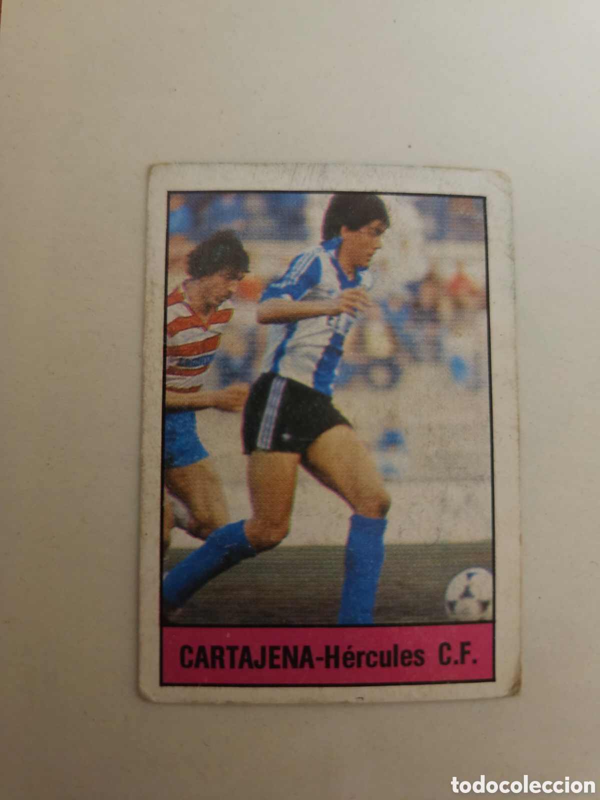 Cromos de f&uacute;tbol: CROMO FUTBOL LIGA ALBUM LISEL 85 86 N&ordm; 78 CARTAGENA (HERCULES) CARTAJENA - LEVE DESPEGADO 1985 1986