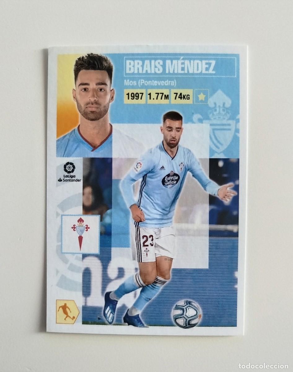 Cromos de f&uacute;tbol: Brais M&eacute;ndez 10 SIN PEGAR NUNCA PEGADO RC Celta Vigo Liga Ediciones Este 20 21 / 2020 2021
