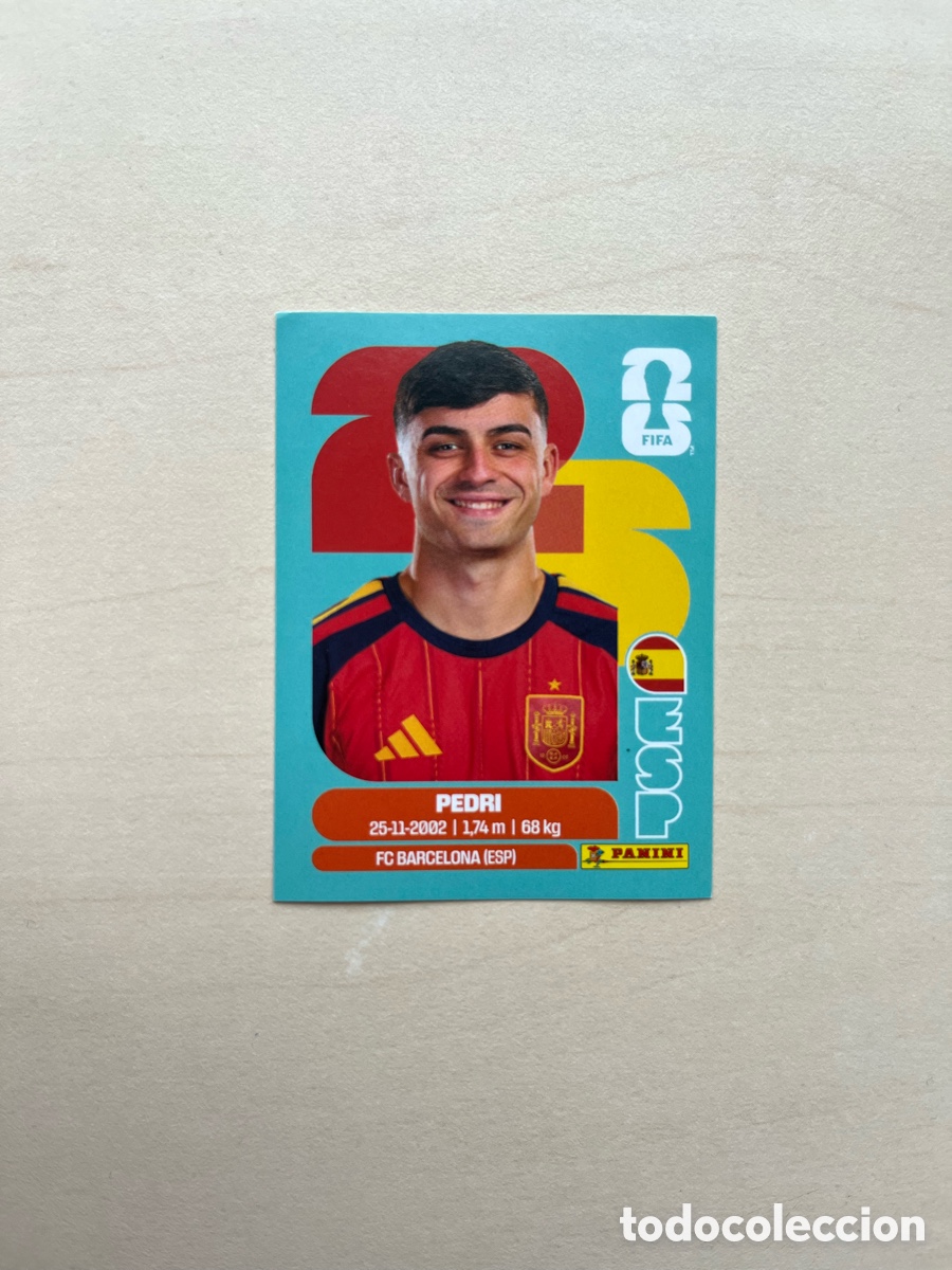 Cromos de f&uacute;tbol: Pedri Mundial 2026 Panini - Espa&ntilde;a