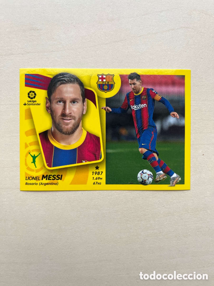Cromos de f&uacute;tbol: Messi #17 Liga Este 2021-22 - FC Barcelona