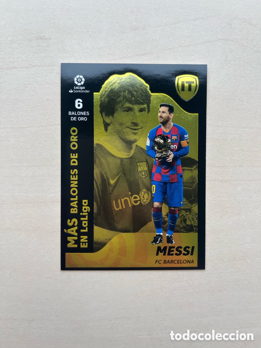 Cromos de f&uacute;tbol: Messi Isla del Tesoro #9 Liga Este 2021-22 - FC Barcelona