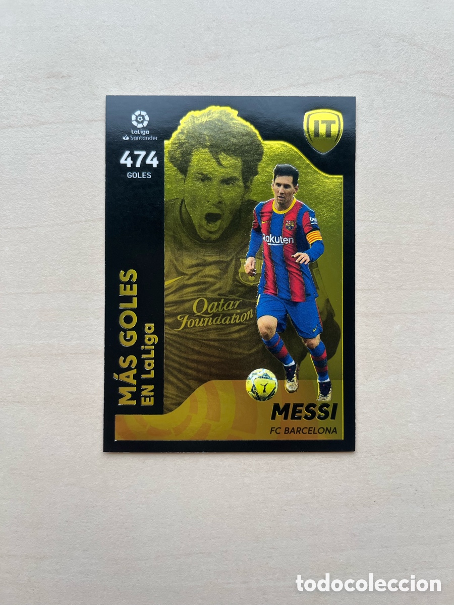 Cromos de f&uacute;tbol: Messi Isla del Tesoro #3 Liga Este 2021-22 - FC Barcelona