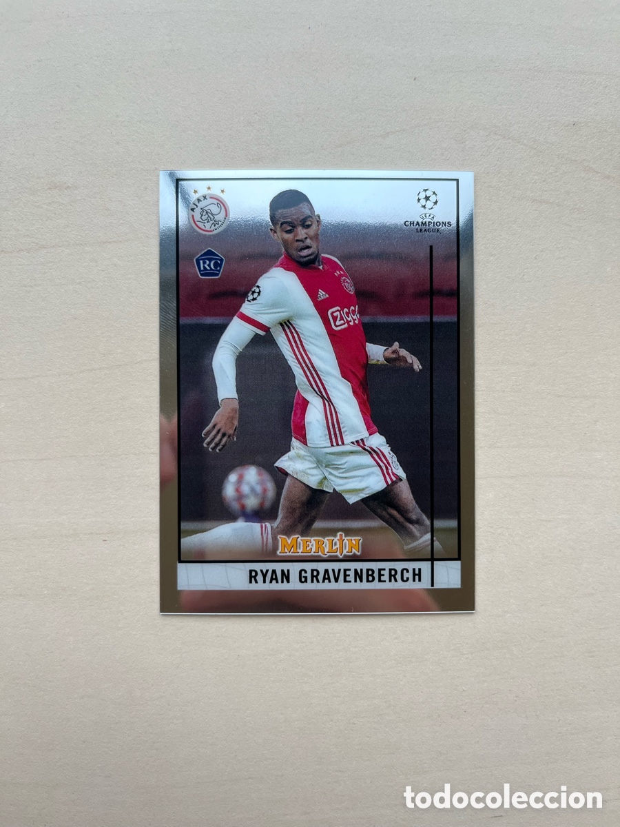 Cromos de f&uacute;tbol: Ryan Gravenberch Rookie Topps Merlin 2020-21 - Ajax