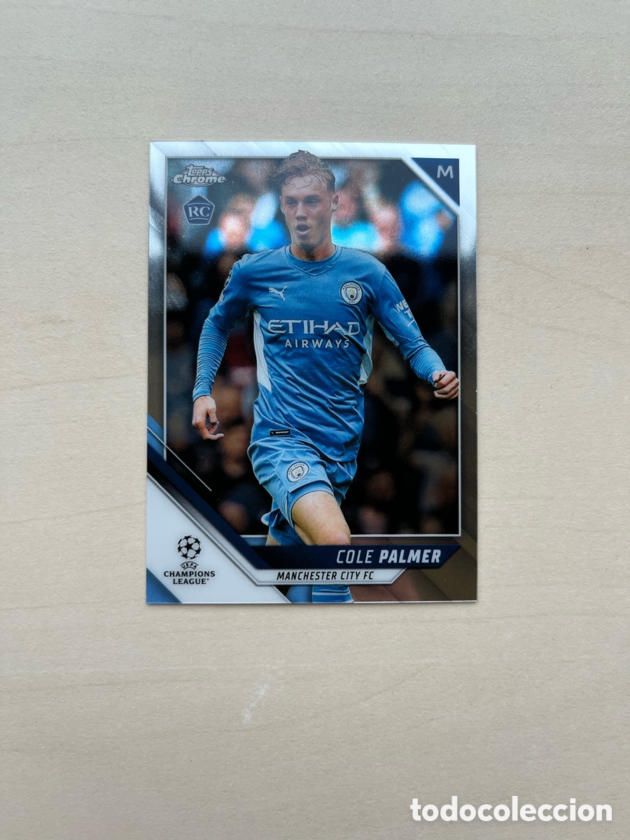Cromos de f&uacute;tbol: Cole Palmer Rookie Topps Chrome 2021-22 - Manchester City