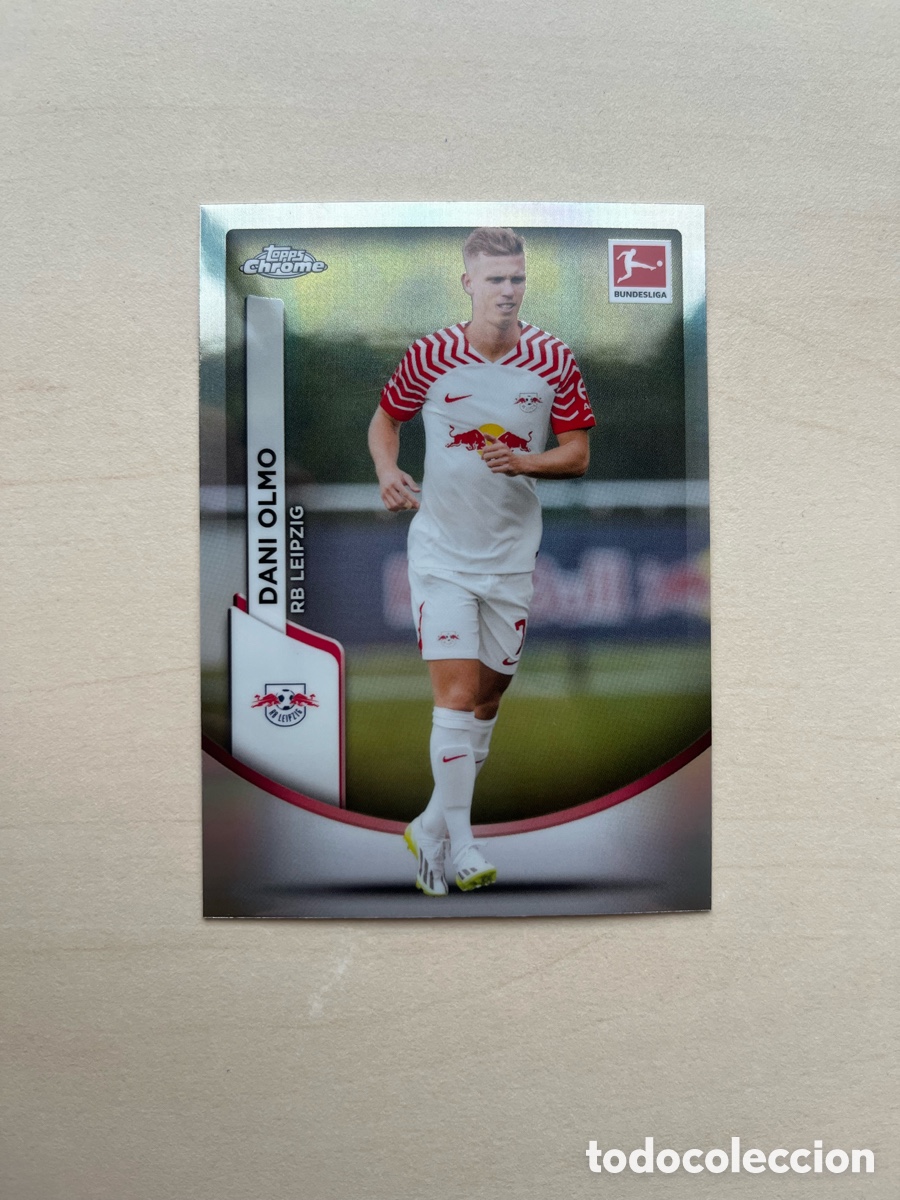 Cromos de f&uacute;tbol: Dani Olmo Topps Chrome Bundesliga 2023-24 - Leipzig