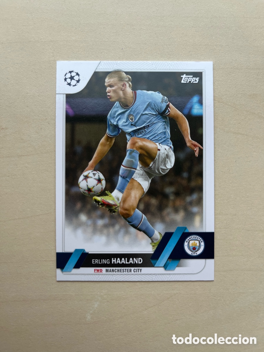 Cromos de f&uacute;tbol: Erling Haaland Topps Flagship 2022-23 - Manchester City