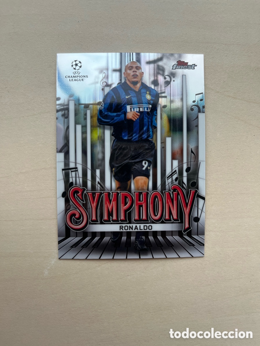 Cromos de f&uacute;tbol: Ronaldo Nazario Symphony Topps Finest 2024-25 - Inter Milan