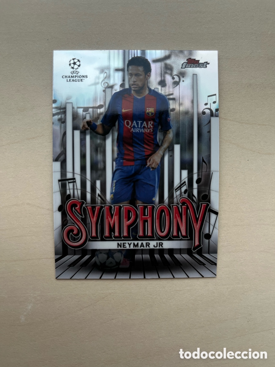 Cromos de f&uacute;tbol: Neymar Symphony Topps Finest 2024-25 - FC Barcelona