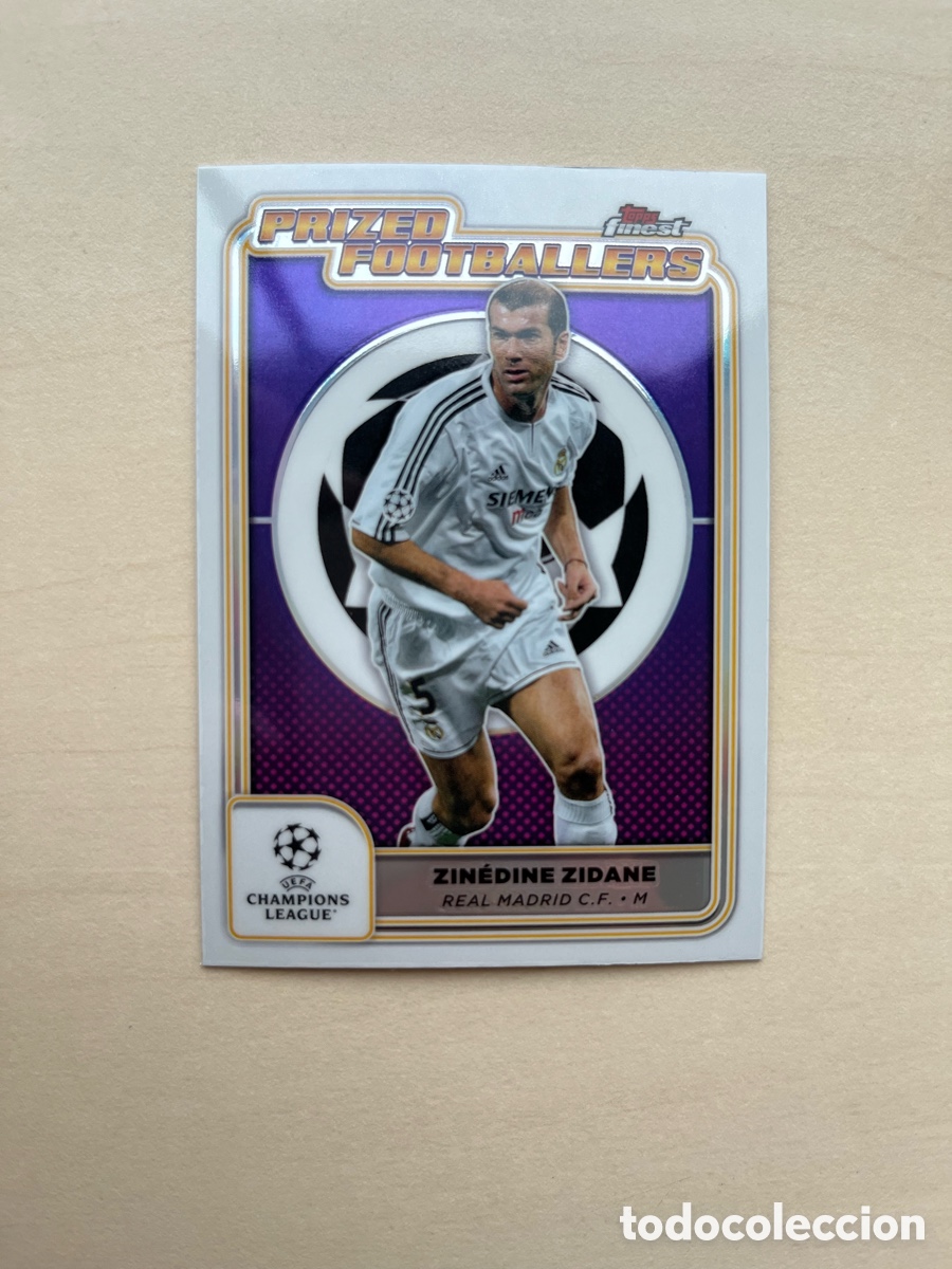 Cromos de f&uacute;tbol: Zidane Prized Footballers Topps Merlin 2024-25 - Real Madrid