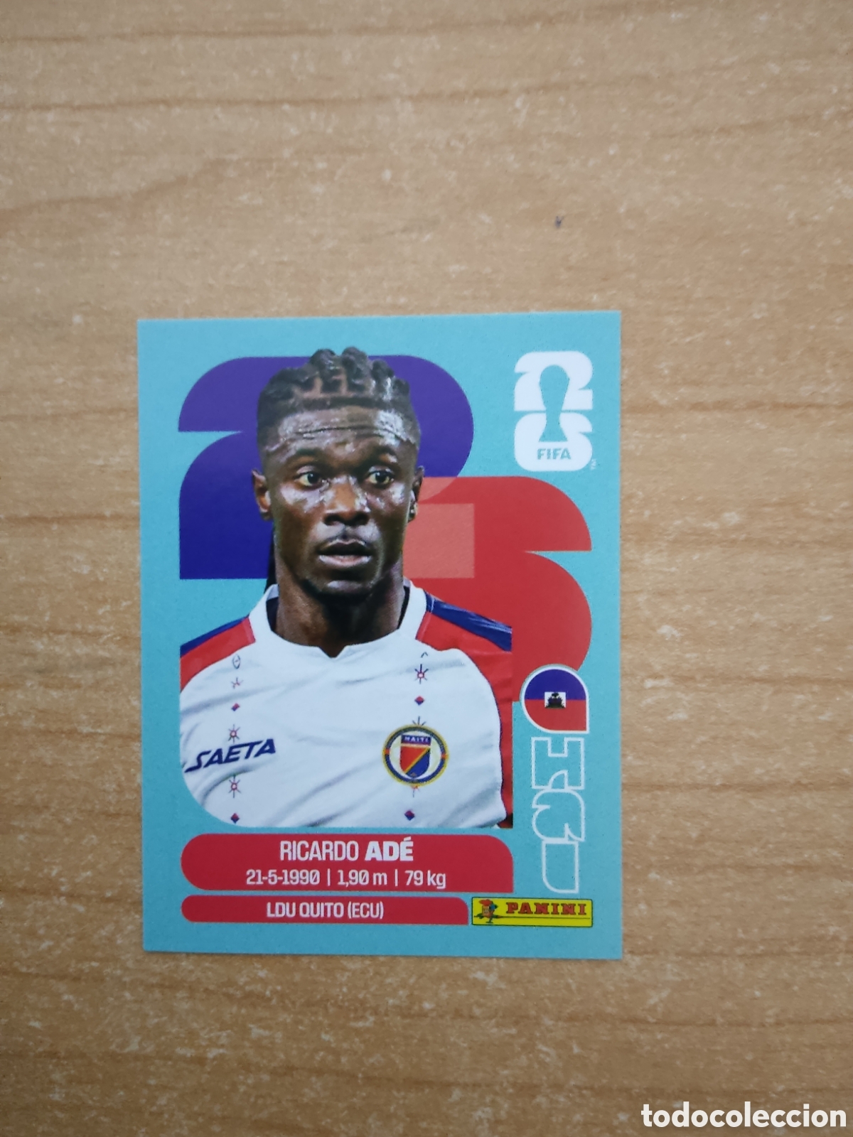 Cromos de f&uacute;tbol: 6 RICARDO ADE HAIT&Iacute; FIFA WORLD CUP 2026