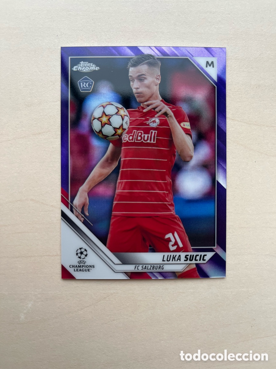 Cromos de f&uacute;tbol: Luka Sucic /250 Topps Chrome 2021-22 - Salzburg