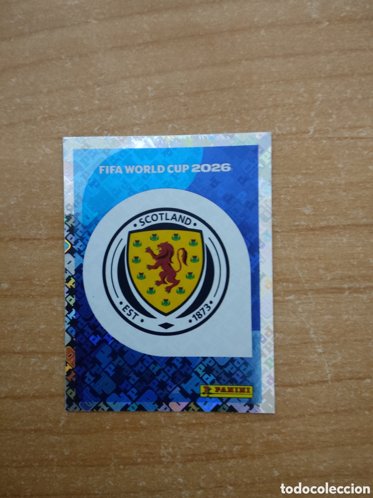 Cromos de f&uacute;tbol: 1 ESCUDO ESCOCIA FIFA WORLD CUP 2026