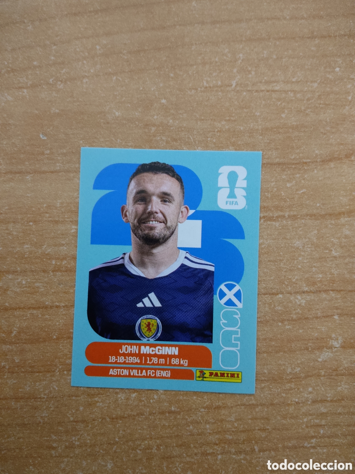 Cromos de f&uacute;tbol: 17 JOHN MCGINN ESCOCIA FIFA WORLD CUP 2026