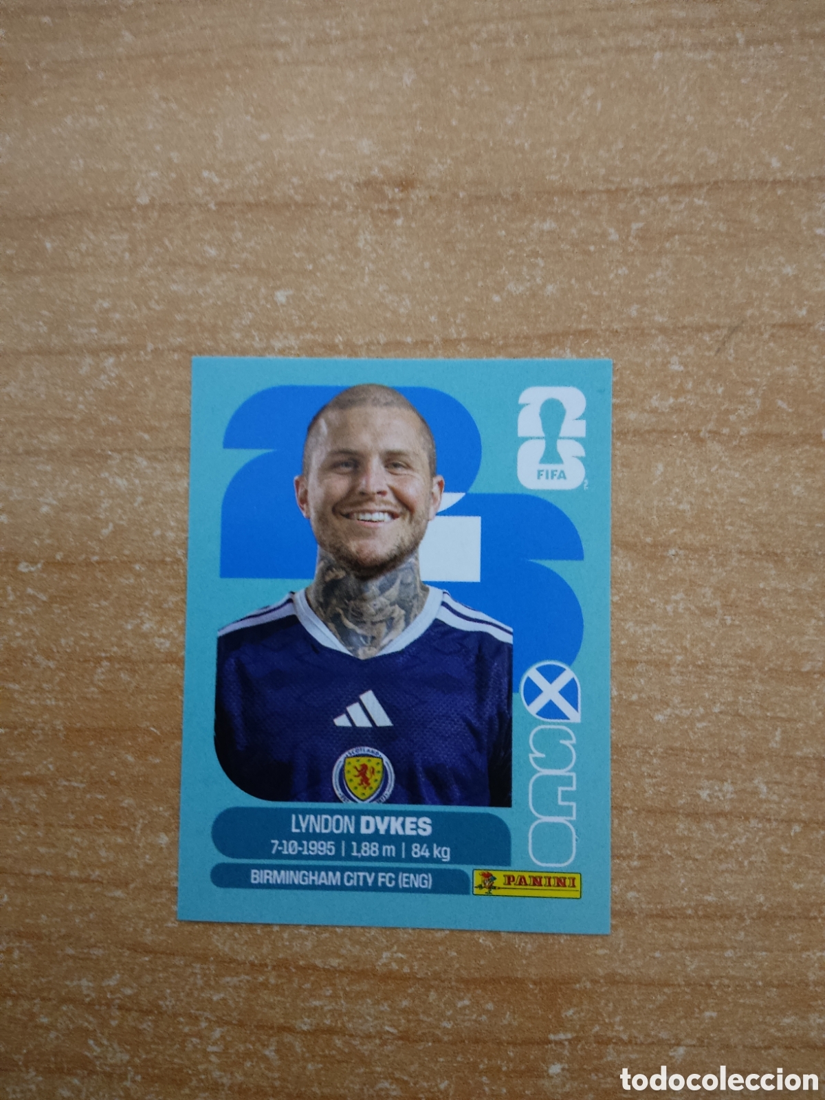 Cromos de f&uacute;tbol: 18 LYNDON DYKES ESCOCIA FIFA WORLD CUP 2026