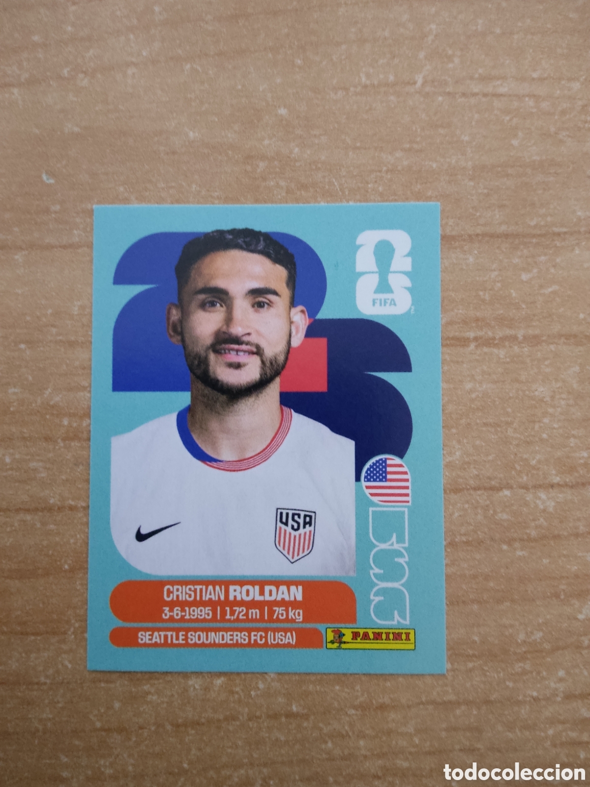 Cromos de f&uacute;tbol: 11 CRISTIAN ROLDAN ESTADOS UNIDOS FIFA WORLD CUP 2026