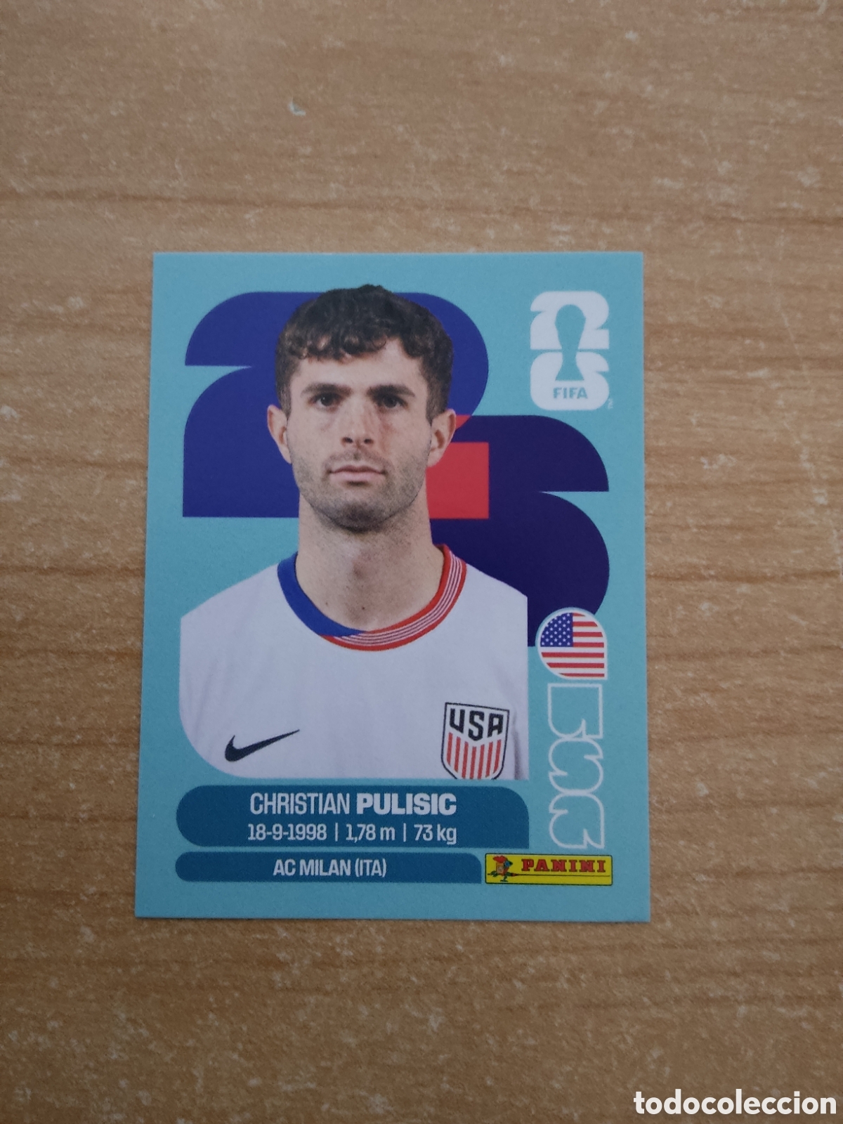 Cromos de f&uacute;tbol: 16 CHRISTIAN PULISIC ESTADOS UNIDOS FIFA WORLD CUP 2026